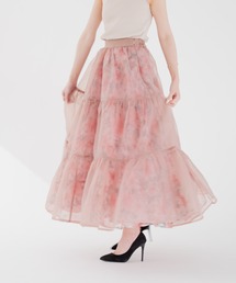 qumerry. | フラワーオーガンジーボリュームスカート(スカート)