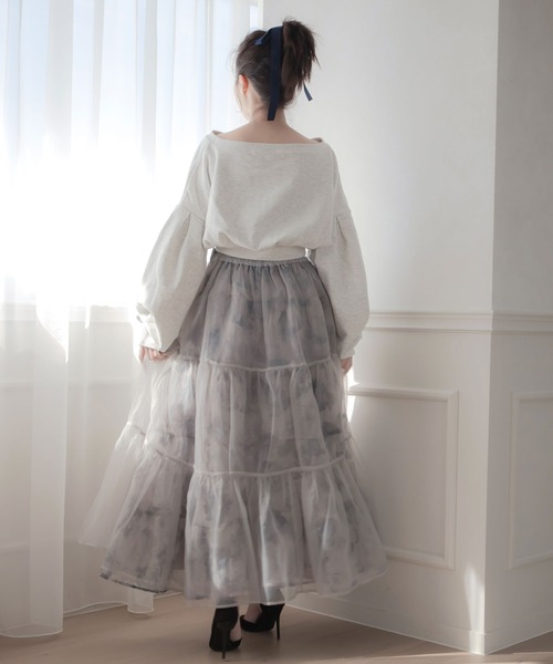 qumerry.（キュメリ）の「フラワーオーガンジーボリューム