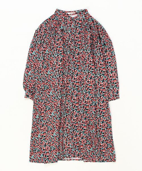 sandy（サンディー）の「【sandy】ヨーク切替えギャザーワンピース（ワンピース・レディース・ネイビー/ブラック/ブラウン/グレー・FREE）」の2枚目の写真