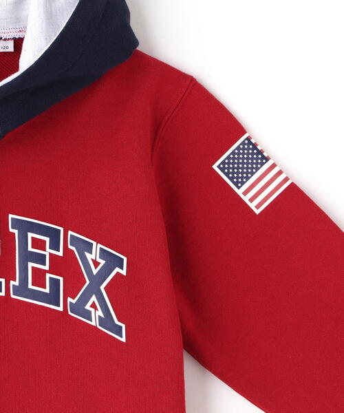 AVIREX（アヴィレックス）の「【KID'S/キッズ】ARCH LOGO HOODIE / アーチ ロゴ フーディ / AVIREX / アヴィレックス（パーカー・キッズ・ネイビー/レッド/グレー系その他3・120/100/140）」の21枚目の写真