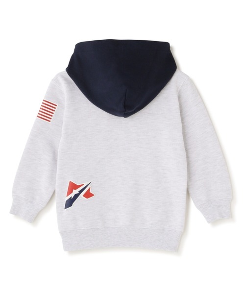 AVIREX（アヴィレックス）の「【KID'S/キッズ】ARCH LOGO HOODIE / アーチ ロゴ フーディ / AVIREX / アヴィレックス（パーカー・キッズ・ネイビー/レッド/グレー系その他3・120/100/140）」の5枚目の写真