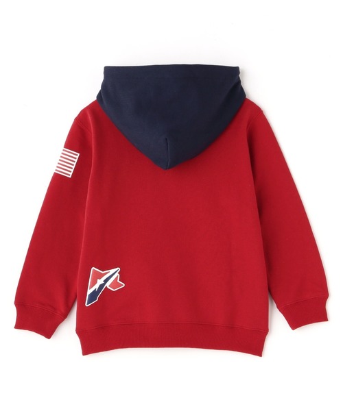 AVIREX（アヴィレックス）の「【KID'S/キッズ】ARCH LOGO HOODIE / アーチ ロゴ フーディ / AVIREX / アヴィレックス（パーカー・キッズ・ネイビー/レッド/グレー系その他3・120/100/140）」の7枚目の写真