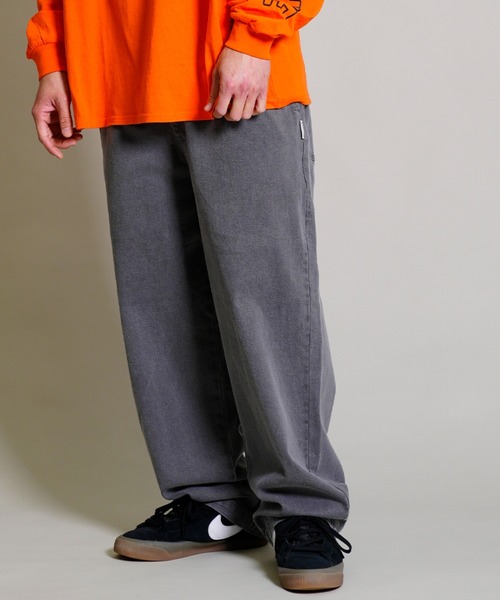 ELEMENT(エレメント)の「ELEMENT/エレメント ワイドデニムパンツ ストレッチデニム/無地 ルーズテーパード BD021-700(デニムパンツ・メンズ・ネイビー/グレー/ブルー/ブラック・M/L/XL)」の17枚目の写真
