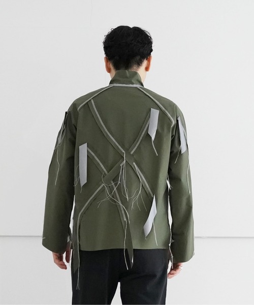 sulvam（サルバム）の「sulvam CUTTING SHORT BLOUSON（ブルゾン・メンズ・カーキ・M）」の6枚目の写真