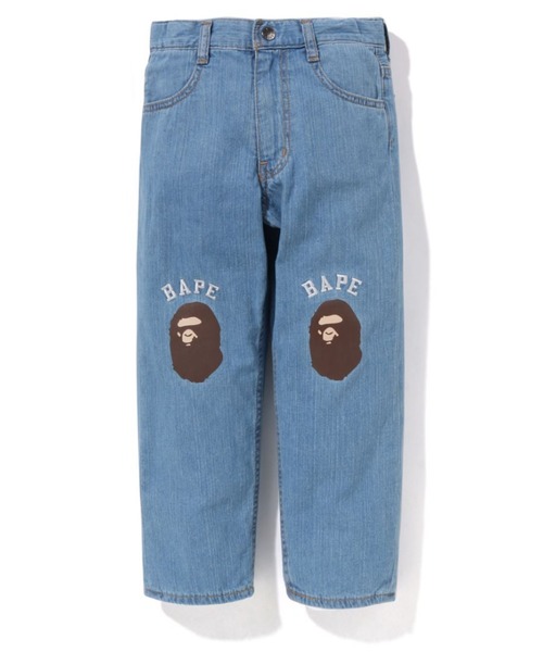 A BATHING APE（アベイシングエイプ）の「APE HEAD DENIM PANTS K