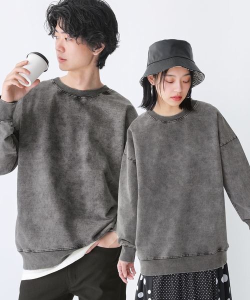 osharewalker（オシャレウォーカー）の「【廃盤】『カットデニムプルオーバー』（スウェット・メンズ・ネイビー/ブラック/ブルー・2/1）」の4枚目の写真