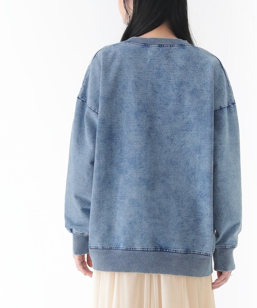 osharewalker（オシャレウォーカー）の「【廃盤】『カットデニムプルオーバー』（スウェット・メンズ・ネイビー/ブラック/ブルー・2/1）」の11枚目の写真