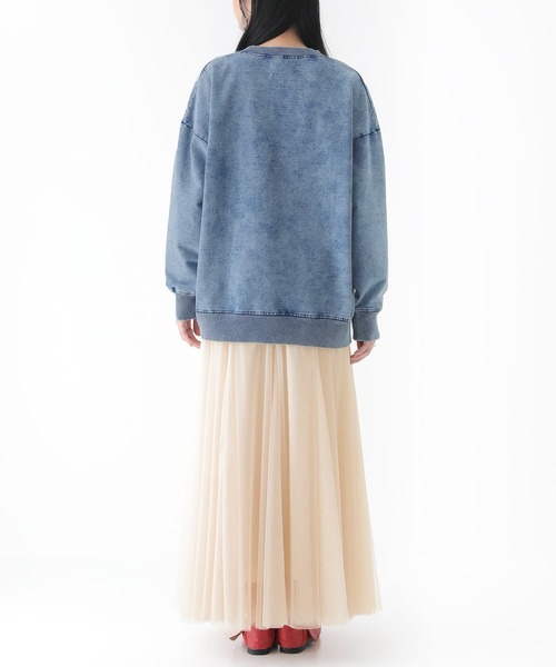 osharewalker（オシャレウォーカー）の「【廃盤】『カットデニムプルオーバー』（スウェット・メンズ・ネイビー/ブラック/ブルー・2/1）」の14枚目の写真