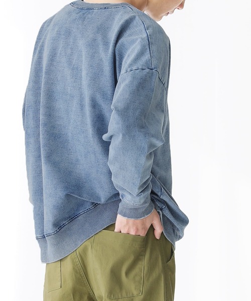 osharewalker（オシャレウォーカー）の「【廃盤】『カットデニムプルオーバー』（スウェット・メンズ・ネイビー/ブラック/ブルー・2/1）」の16枚目の写真