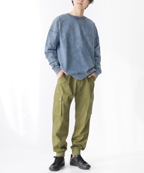 osharewalker（オシャレウォーカー）の「【廃盤】『カットデニムプルオーバー』（スウェット・メンズ・ネイビー/ブラック/ブルー・2/1）」の18枚目の写真