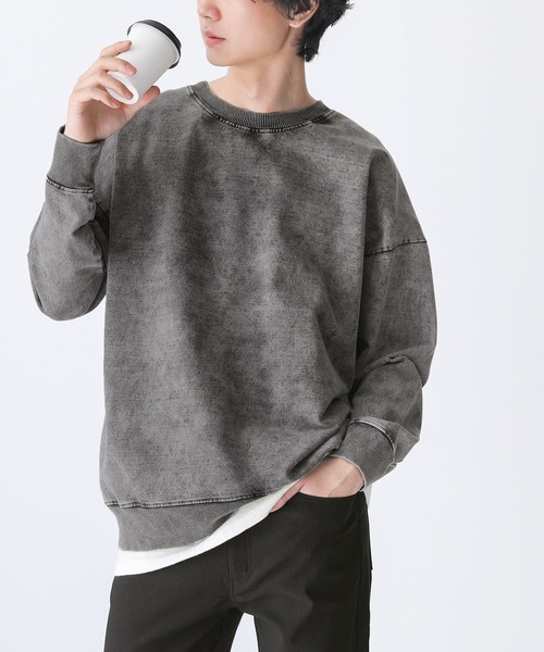 osharewalker（オシャレウォーカー）の「【廃盤】『カットデニムプルオーバー』（スウェット・メンズ・ネイビー/ブラック/ブルー・2/1）」の8枚目の写真