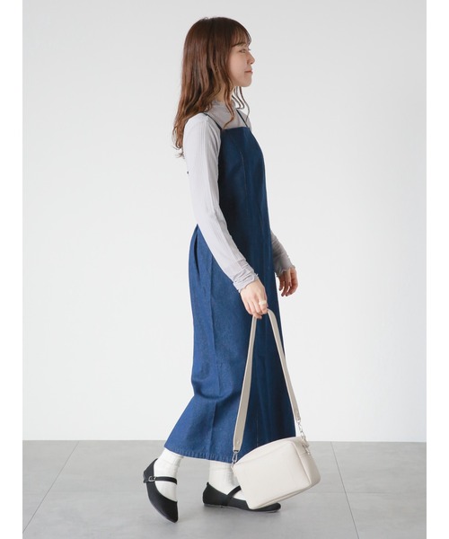 ehka sopo（エヘカソポ）の「シアーチェックカットソー（Tシャツ/カットソー・レディース・オフホワイト/モカ/グリーン/グレー・ﾌﾘ-）」の21枚目の写真