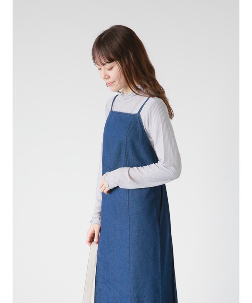 ehka sopo（エヘカソポ）の「シアーチェックカットソー（Tシャツ/カットソー・レディース・オフホワイト/モカ/グリーン/グレー・ﾌﾘ-）」の15枚目の写真