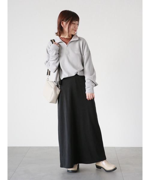 ehka sopo（エヘカソポ）の「シアーチェックカットソー（Tシャツ/カットソー・レディース・オフホワイト/モカ/グリーン/グレー・ﾌﾘ-）」の19枚目の写真