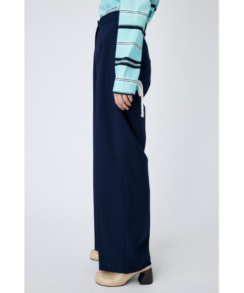 MOUSSY（マウジー）の「SUSPENDER WIDE パンツ（その他パンツ・レディース・グレー/ライトベージュ/ダークネイビー・1/2）」の7枚目の写真