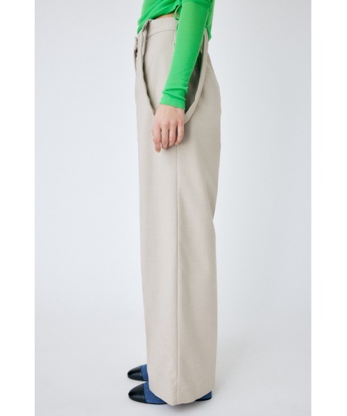 MOUSSY（マウジー）の「SUSPENDER WIDE パンツ（その他パンツ・レディース・グレー/ライトベージュ/ダークネイビー・1/2）」の6枚目の写真