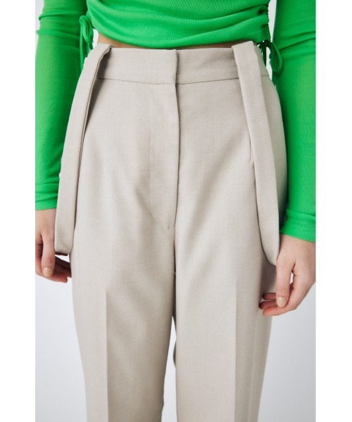 MOUSSY（マウジー）の「SUSPENDER WIDE パンツ（その他パンツ・レディース・グレー/ライトベージュ/ダークネイビー・1/2）」の15枚目の写真