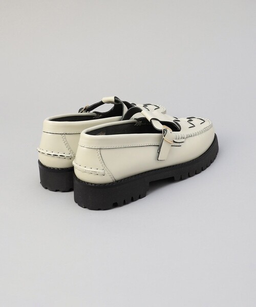 Firsthand（ファーストハンド）の「ARTESANOS/アルテサノス グルカTストラップローファー / 厚底ローファー（ローファー・レディース・ベージュ/ブラック・37/38/36）」の8枚目の写真