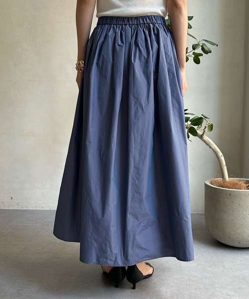 DouDou（ドゥドゥ）の「メモリータフタスカート（スカート・レディース・パープル/ブラック/オフホワイト・FREE）」の15枚目の写真