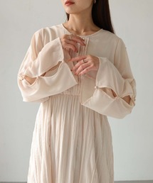 cheriella | 【cheriella】WEB限定スリットクリンクルワンピース(ドレス)