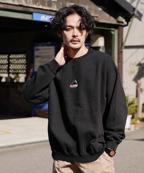 XLARGE エクストララージ / OLD OG CREWNECK SWEAT ブランドアイコンスウェットトレーナー