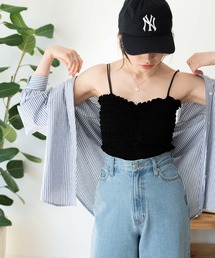 WEGO | WEGO/2ストラップカップインシャーリングキャミソール(キャミソール)