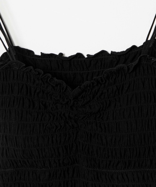 WEGO（ウィゴー）の「WEGO/2ストラップカップインシャーリングキャミソール（キャミソール・レディース・ホワイト/ブラック/アイボリー/オリーブ・FREE）」の22枚目の写真