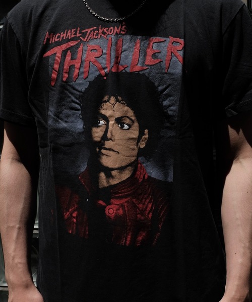 THRIFTY LOOK（スリフティールック）の「THRIFTY LOOK/スリフティールック THRIFTY'MICHAEL JACKSON'TEE（Tシャツ/カットソー・メンズ・ブラック系1/ブラック/ブラック系・LARGE/X-LARGE/MEDIUM）」の13枚目の写真