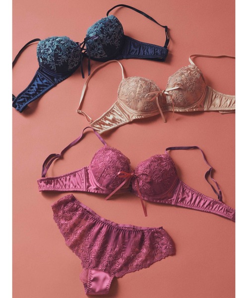 Ravijour(ラヴィジュール)の「ビタークロス ホットリフト ブラ(B~Cカップ)(ブラジャー・レディース・ピンク/ネイビー/ブラック/ピンク系その他/マスタード・C65/B65/C70/B70/B75/C75/C60/B60)」の14枚目の写真