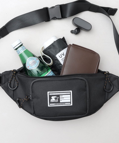 STARTER（スターター）の「ポリエステル スマート ウエストバッグ（ボディバッグ/ウエストポーチ・メンズ・ブラック・FREE）」の11枚目の写真