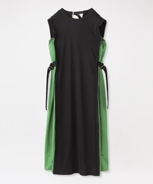 LOVELESS | サイドベルトテレココンビドレス(ワンピース)