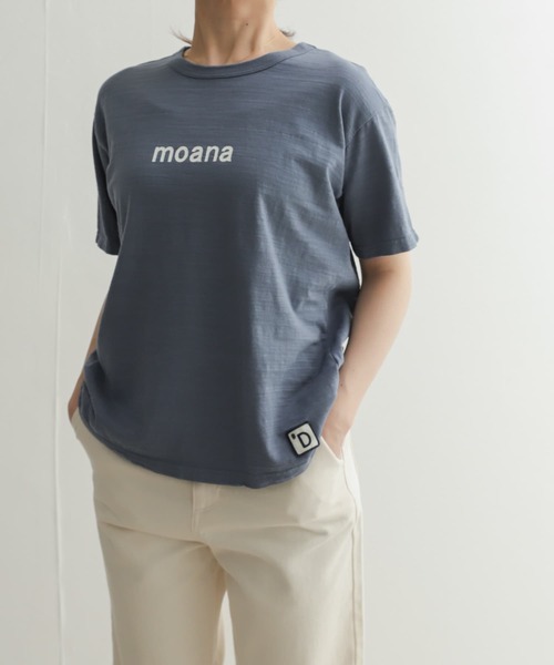 URBAN RESEARCH DOORS（アーバンリサーチドアーズ）の「melelana 半袖T-shirts（Tシャツ/カットソー・レディース・チャコールグレー/ブルー/ホワイト・ONE）」の3枚目の写真