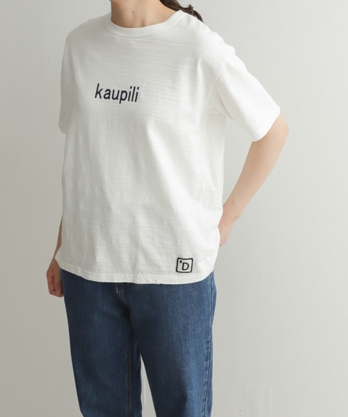 URBAN RESEARCH DOORS（アーバンリサーチドアーズ）の「melelana 半袖T-shirts（Tシャツ/カットソー・レディース・チャコールグレー/ブルー/ホワイト・ONE）」の4枚目の写真