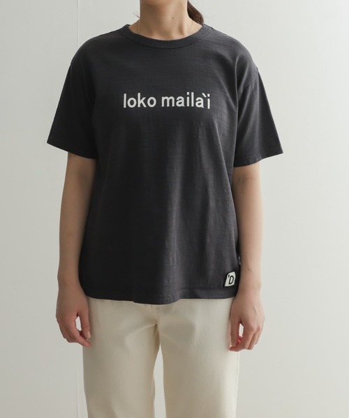 URBAN RESEARCH DOORS（アーバンリサーチドアーズ）の「melelana 半袖T-shirts（Tシャツ/カットソー・レディース・チャコールグレー/ブルー/ホワイト・ONE）」の7枚目の写真