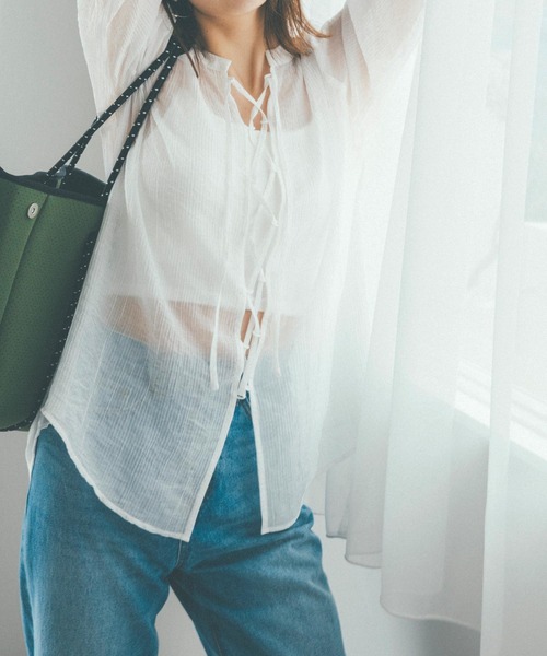 KOBE LETTUCE（コウベレタス）の「ショート丈カップ付きキャミソール（キャミソール・レディース・オフホワイト/ブラック/ブラウン/杢グレー/アイボリー系・FREE）」の7枚目の写真