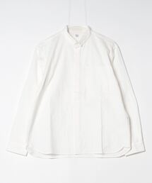 square collar over shirt