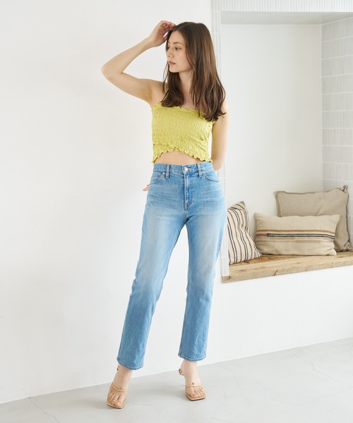 a:mure(アミュール)の「シャーリングキャミソール(キャミソール・レディース・ライトグリーン/ホワイト/ブラック・FREE)」の17枚目の写真