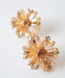 jolie minette/フラワー ビジュー ピアス