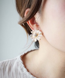 jolie minette/フラワー ビジュー ピアス