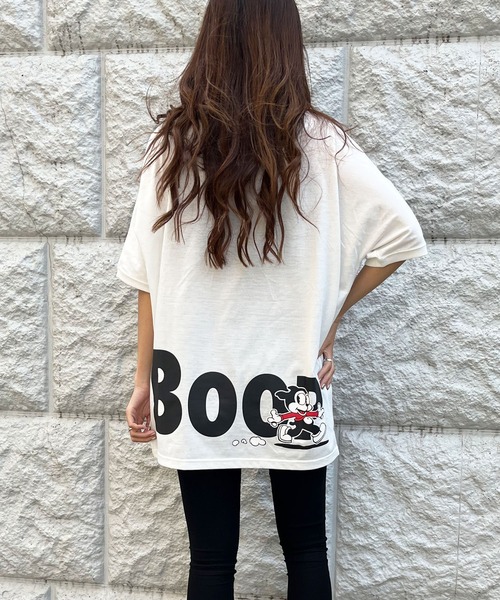 GLAMOROUS JANE（グラマラスジェーン）の「前後ロゴプリントBETTYBOOPTシャツ（Tシャツ/カットソー・レディース・オフホワイト/チャコールグレー/ブラック・FREE）」の8枚目の写真