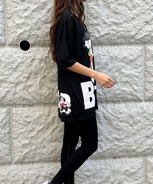 GLAMOROUS JANE（グラマラスジェーン）の「前後ロゴプリントBETTYBOOPTシャツ（Tシャツ/カットソー・レディース・オフホワイト/チャコールグレー/ブラック・FREE）」の9枚目の写真