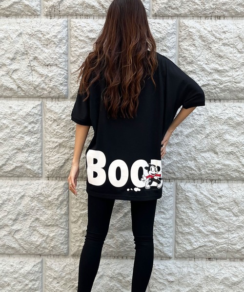 GLAMOROUS JANE（グラマラスジェーン）の「前後ロゴプリントBETTYBOOPTシャツ（Tシャツ/カットソー・レディース・オフホワイト/チャコールグレー/ブラック・FREE）」の13枚目の写真