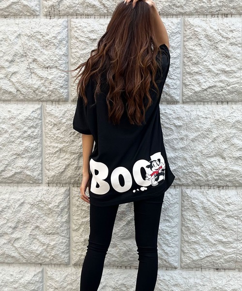 GLAMOROUS JANE（グラマラスジェーン）の「前後ロゴプリントBETTYBOOPTシャツ（Tシャツ/カットソー・レディース・オフホワイト/チャコールグレー/ブラック・FREE）」の21枚目の写真