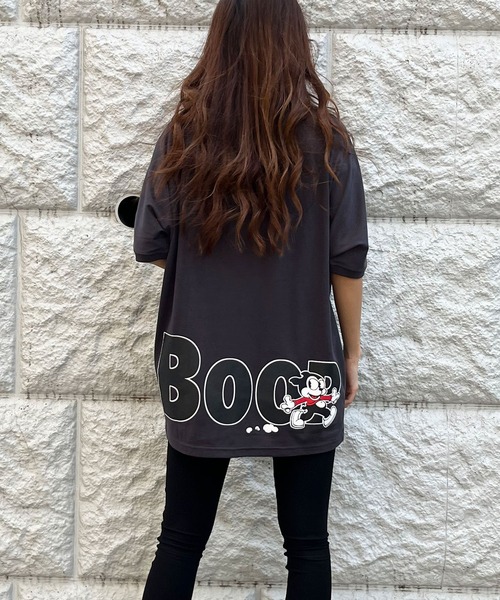 GLAMOROUS JANE（グラマラスジェーン）の「前後ロゴプリントBETTYBOOPTシャツ（Tシャツ/カットソー・レディース・オフホワイト/チャコールグレー/ブラック・FREE）」の18枚目の写真