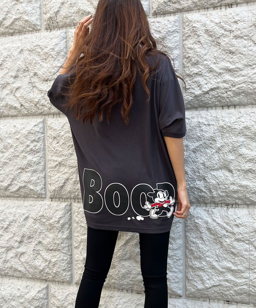 GLAMOROUS JANE（グラマラスジェーン）の「前後ロゴプリントBETTYBOOPTシャツ（Tシャツ/カットソー・レディース・オフホワイト/チャコールグレー/ブラック・FREE）」の11枚目の写真