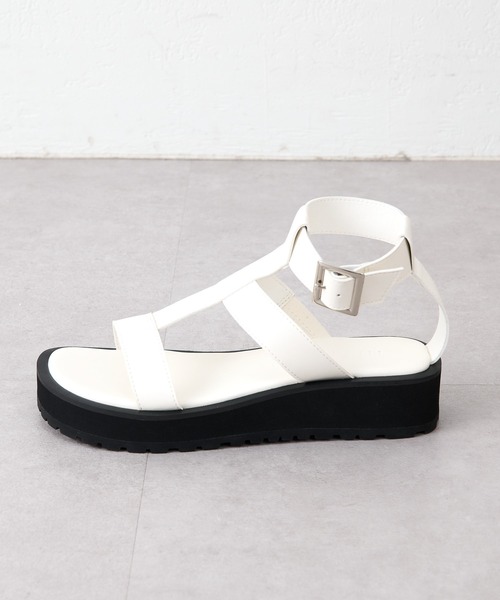 Whim Gazette（ウィムガゼット）の「【THE PAUSE】アンクルベルトサンダル（サンダル・レディース・オフホワイト/ブラック・38/37/36）」の7枚目の写真