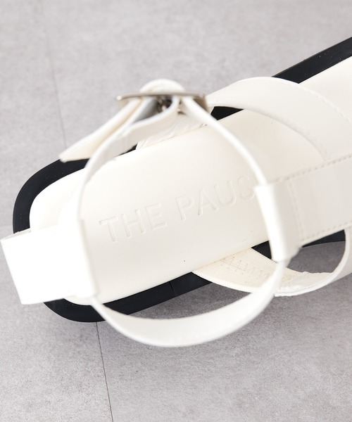Whim Gazette（ウィムガゼット）の「【THE PAUSE】アンクルベルトサンダル（サンダル・レディース・オフホワイト/ブラック・38/37/36）」の11枚目の写真