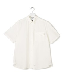 【UNISEX】タイプライター ワッシャーシャツ/B.D