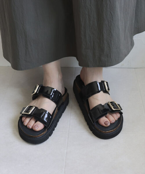 PLAKTON（プラクトン）の「【PLAKTON/プラクトン】2ベルトラグソールサンダル（サンダル・レディース・チャコールグレー/ブラック・36/37）」の5枚目の写真