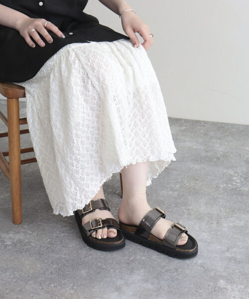 PLAKTON（プラクトン）の「【PLAKTON/プラクトン】2ベルトラグソールサンダル（サンダル・レディース・チャコールグレー/ブラック・36/37）」の8枚目の写真